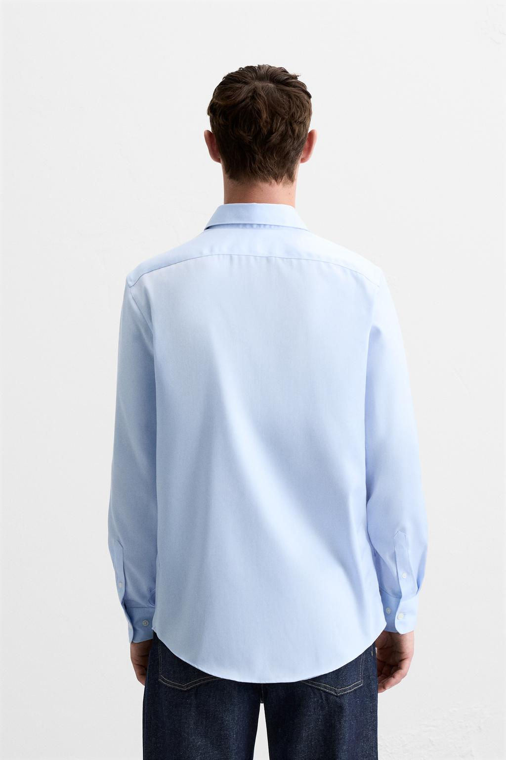 TEXTURED TWILL SHIRT - Zara фото 3
