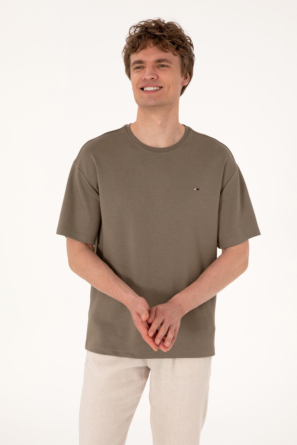 Erkek Comfort Fit Bisiklet Yaka Vizon Ti__rt Sepette S_rpriz _ndirim - U.s. polo assn фото 3