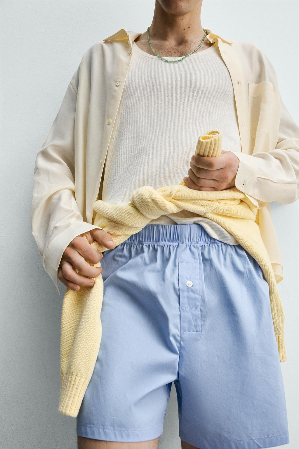 CAMISA FLUIDA BAMB? - SEDA / Blanco roto - Zara фото 6
