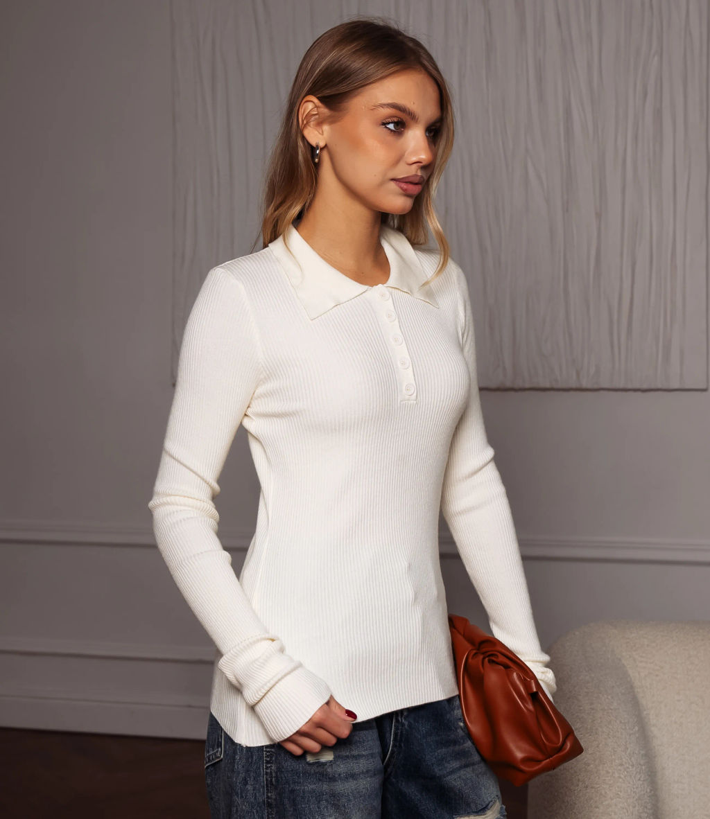 Джемпер #КТ3127, кремовый