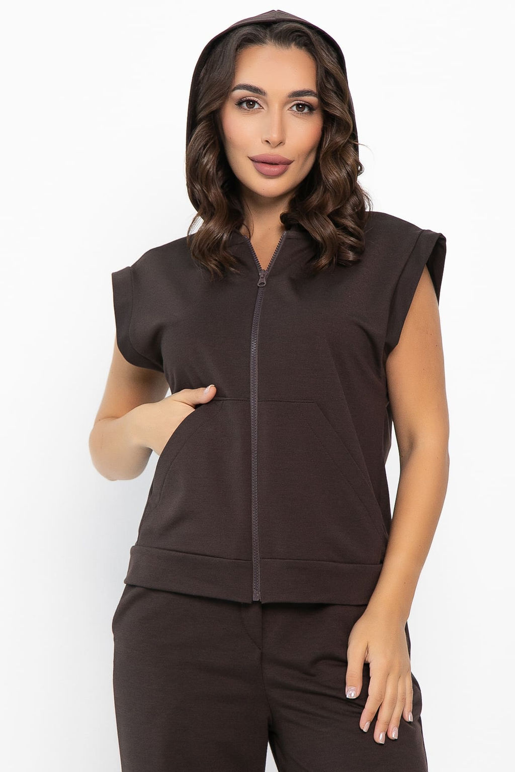 Жилет Хэрис (горький шоколад) Б14141-25М - Lt collection фото 6