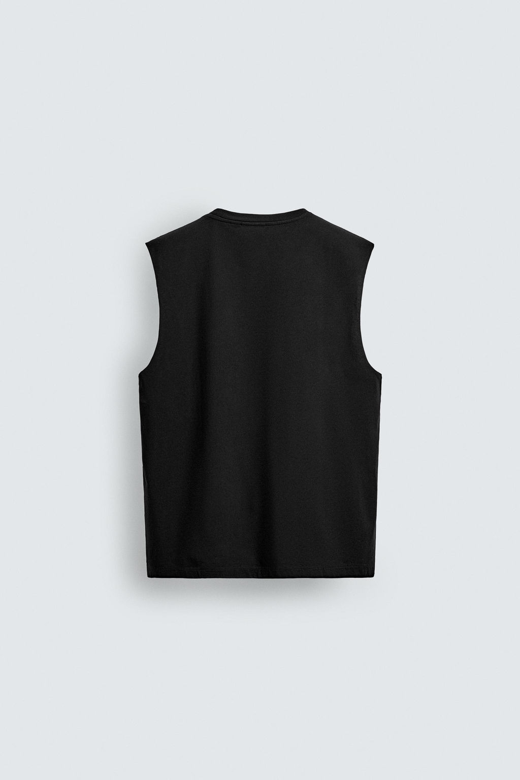 CAMISETA TANK LIGHTWEIGHT RELAXED FIT / Negro - Zara фото 7