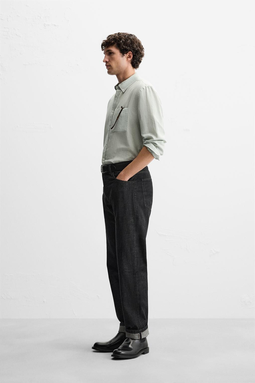 LINEN/COTTON SHIRT - Zara фото 13