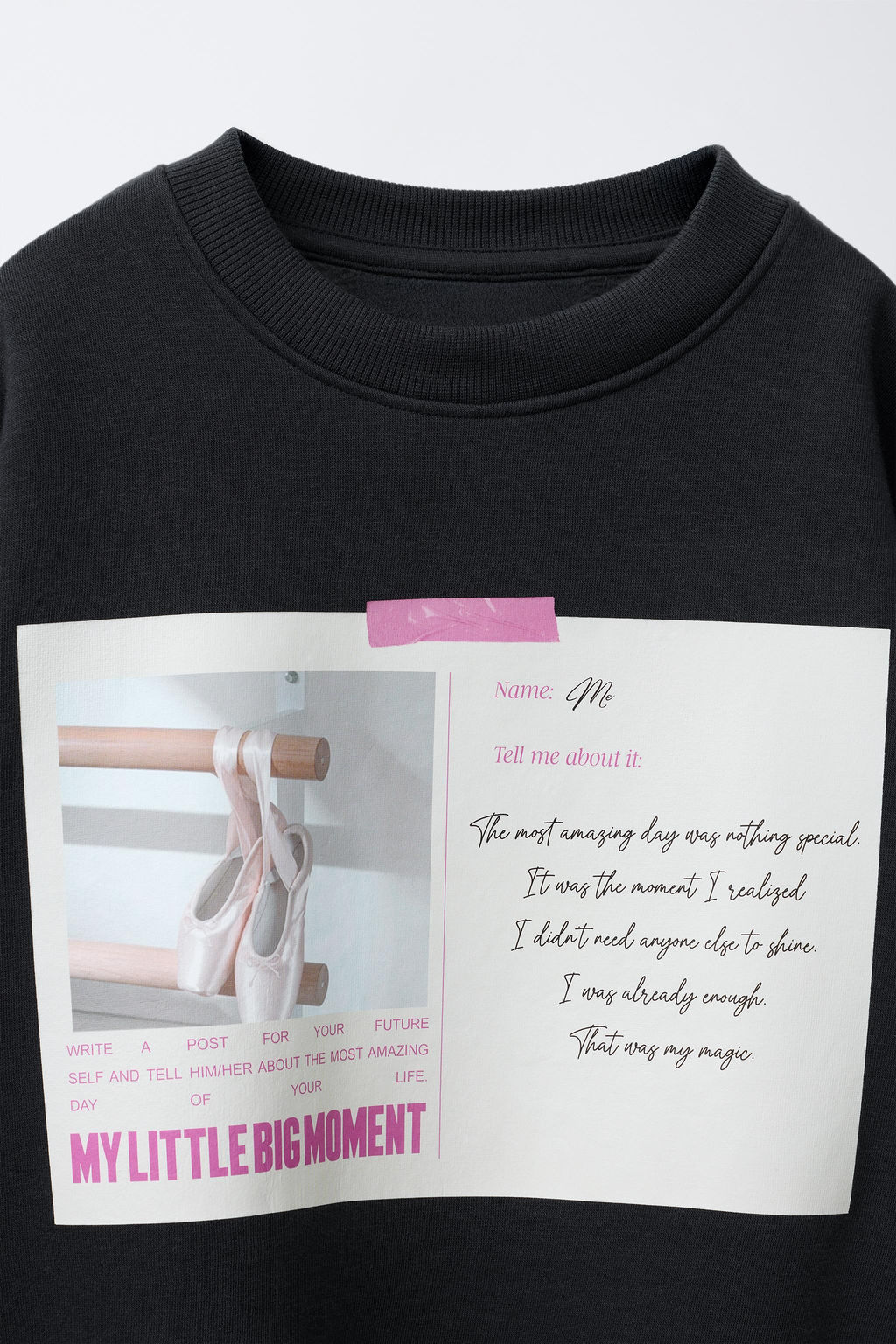 BALLET PHOTOGRAPH SWEATSHIRT
