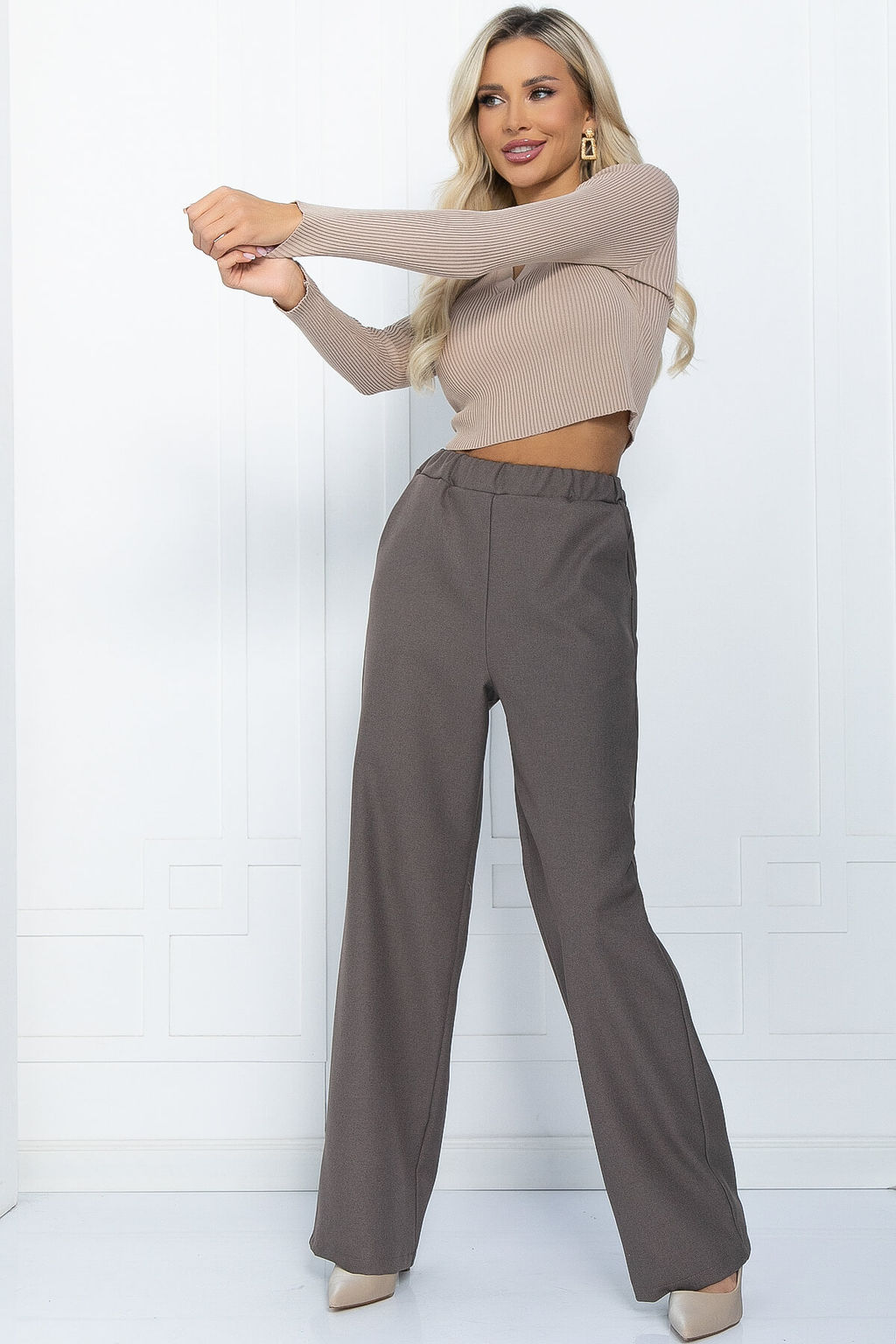 Брюки Бристоль (коричневые) Б11724 - Lt collection фото 6