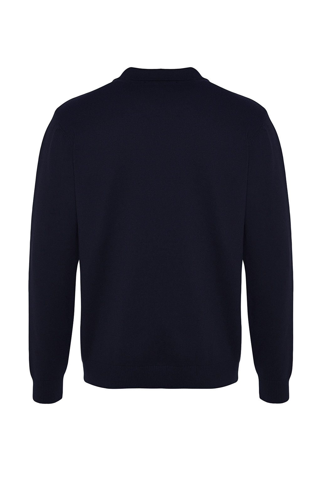 TRENDYOL MAN Lacivert Erkek Regular Polo Yaka Duz Triko Kazak TMNAW24KZ00067 - Trendyolmilla фото 46
