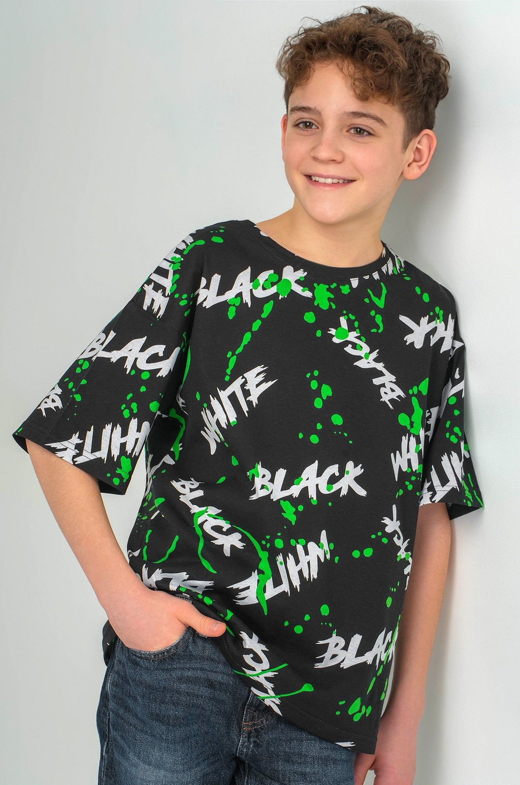 Детская футболка оверсайз Happyfox