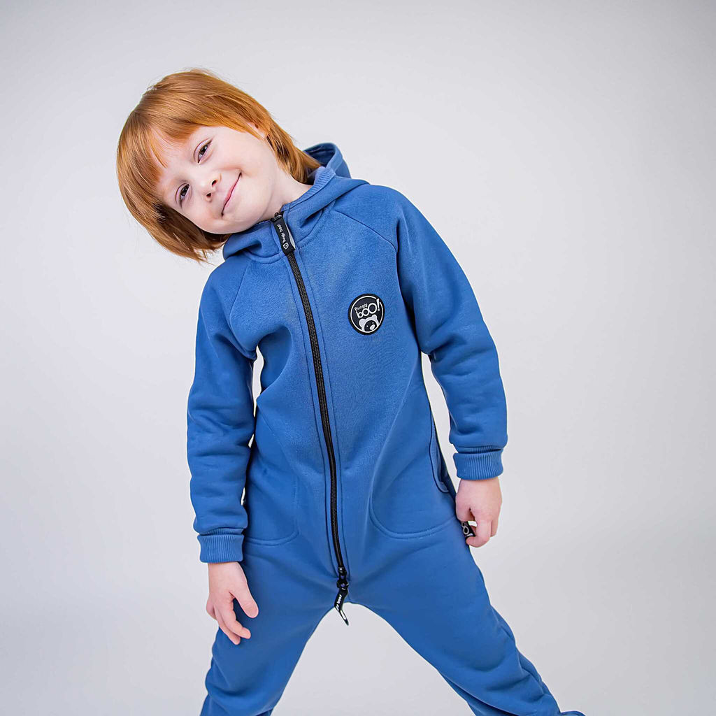 Комбинезон с карманами Деним утепленный - Bungly фото 10