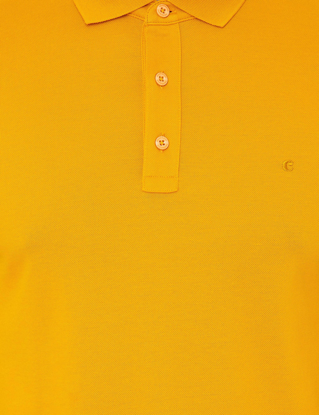 Желтая приталенная базовая футболка - Cacharel фото 5