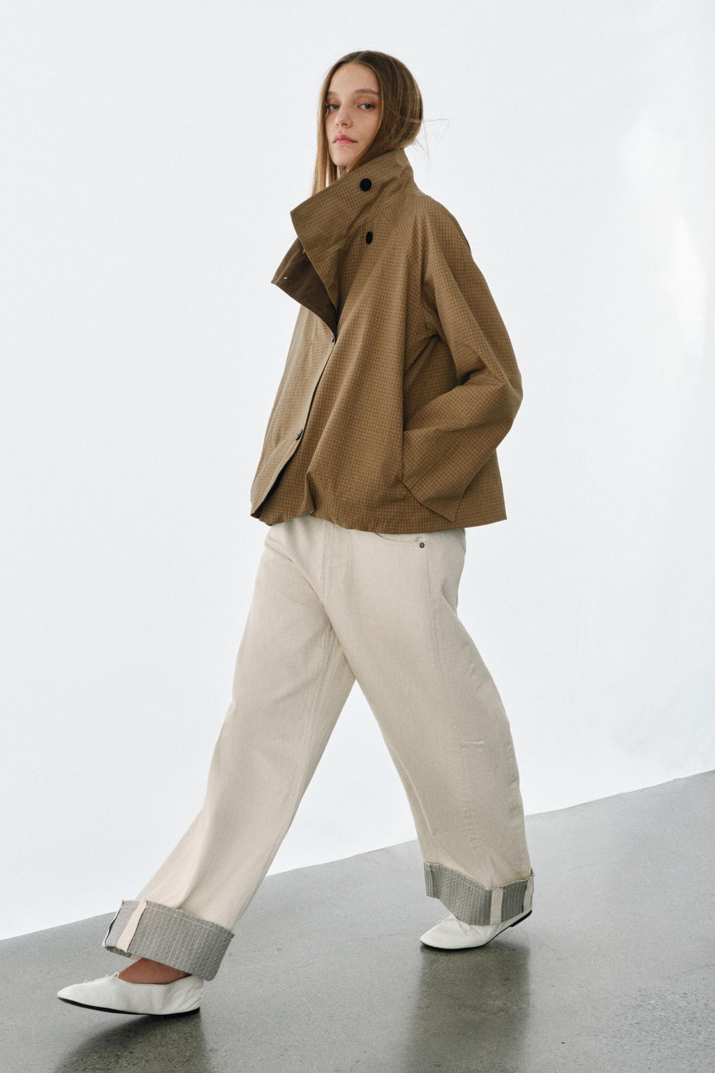 REVERSIBLE CHECK JACKET ZW COLLECTION - Zara фото 4