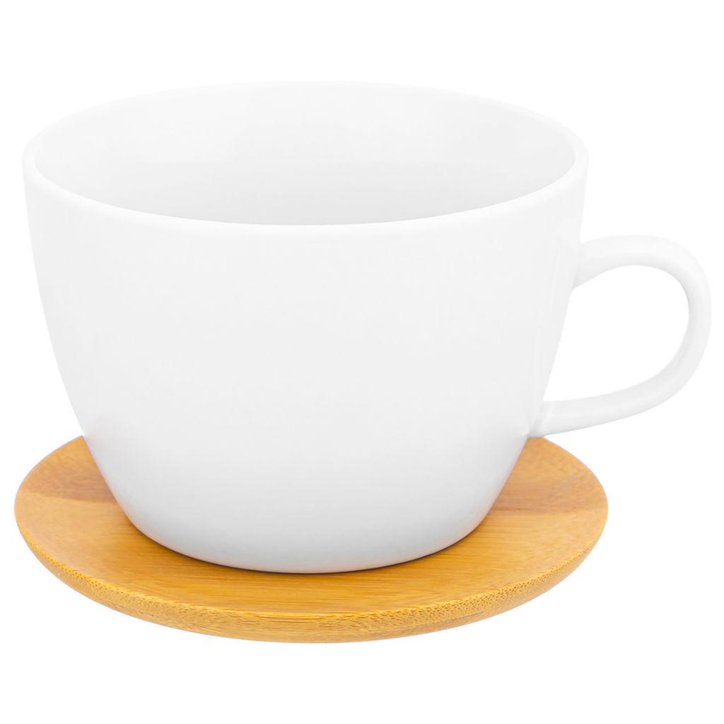 Чашка д/капучино и кофе латте 500 мл "Айсберг" с крышкой-подставкой