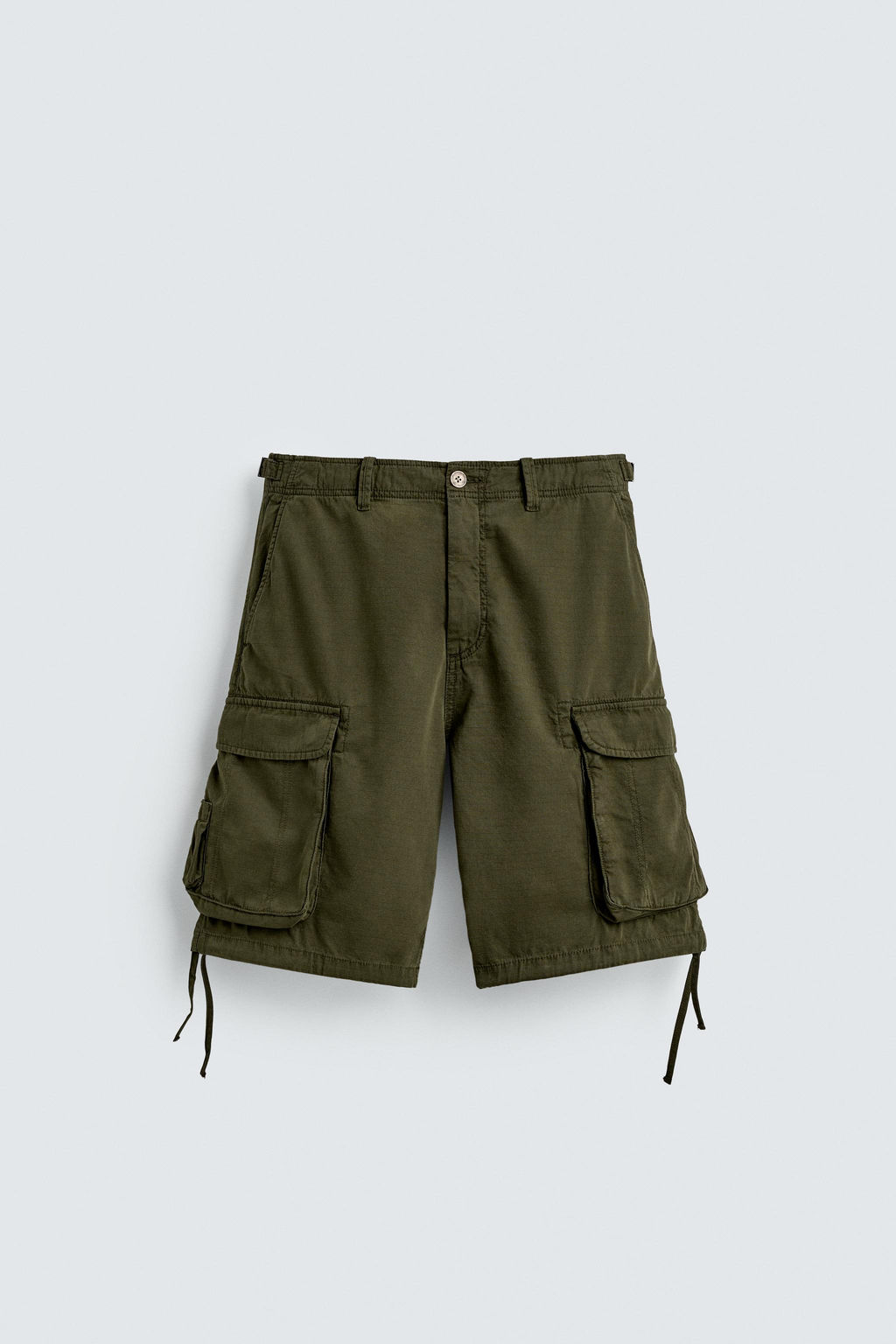 BERMUDA CARGO RELAXED FIT / Khaki - Zara фото 7