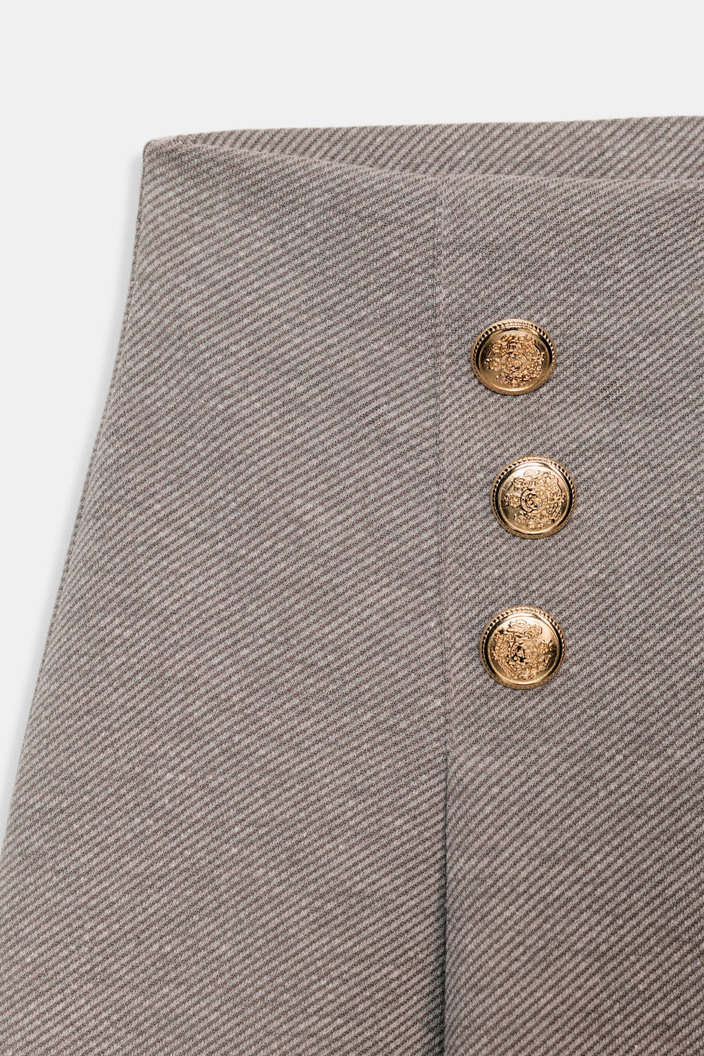 TWILL TROUSERS WITH BUTTONS - Zara фото 8