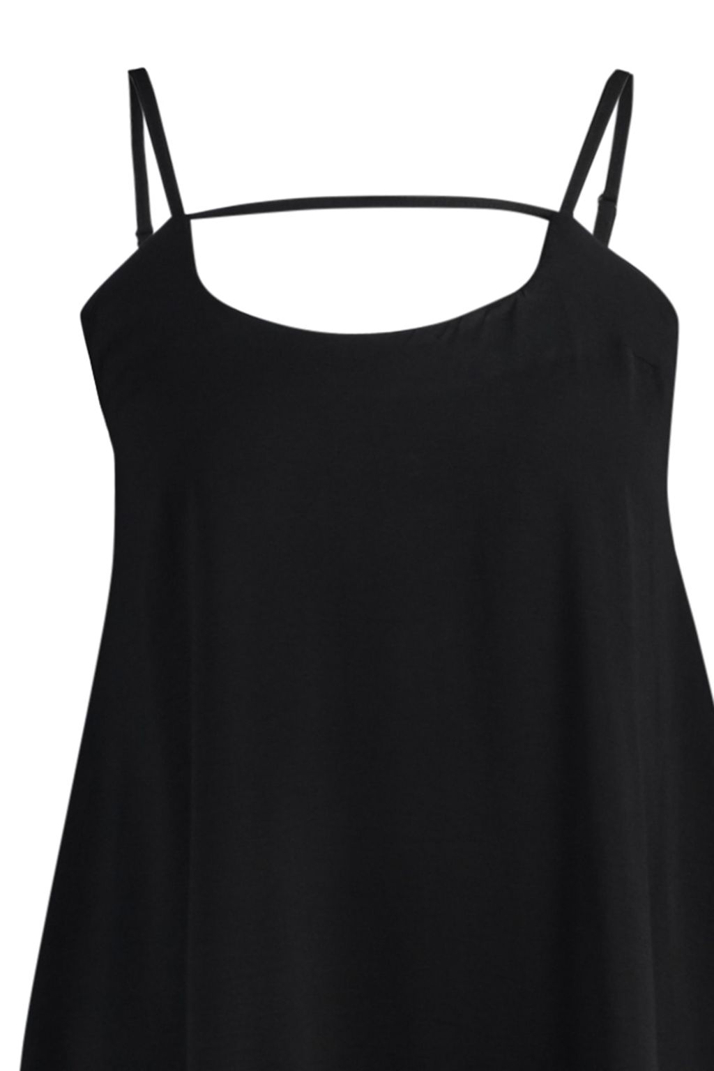 TRENDYOLMILLA Siyah Rahat Kesim Ask?l? Yaka Detayl? Mini Dokuma Elbise TWOSS22EL00594