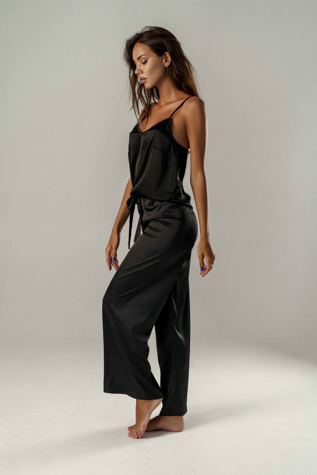 1112 ЧЕРНАЯ ПИЖАМА - Karolina фото 3