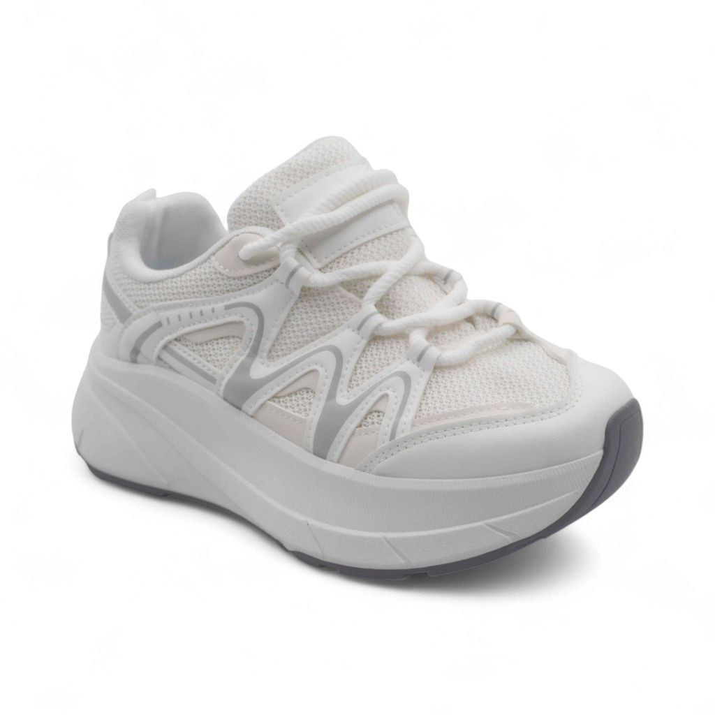 Кроссовки женские В887-12 белые