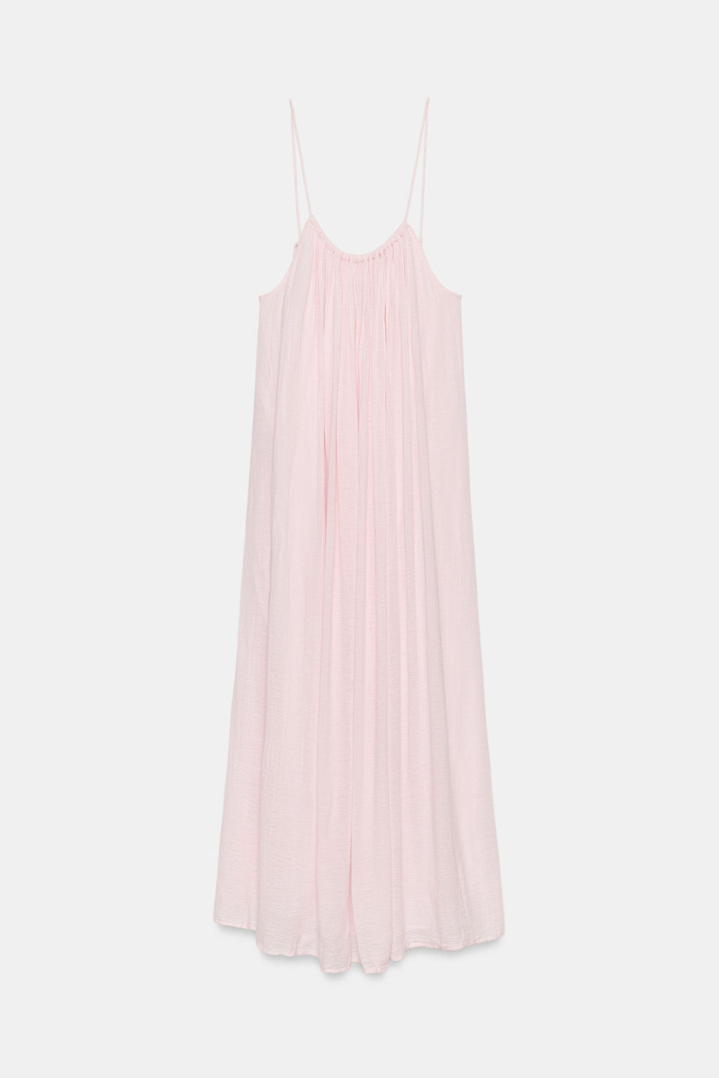 VESTIDO MIDI GASA VOLUMEN / Chicle - Zara фото 4