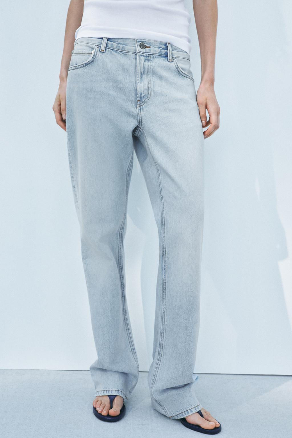 ZW COLLECTION STRAIGHT BOOTCUT LOW-RISE JEANS - Zara фото 11