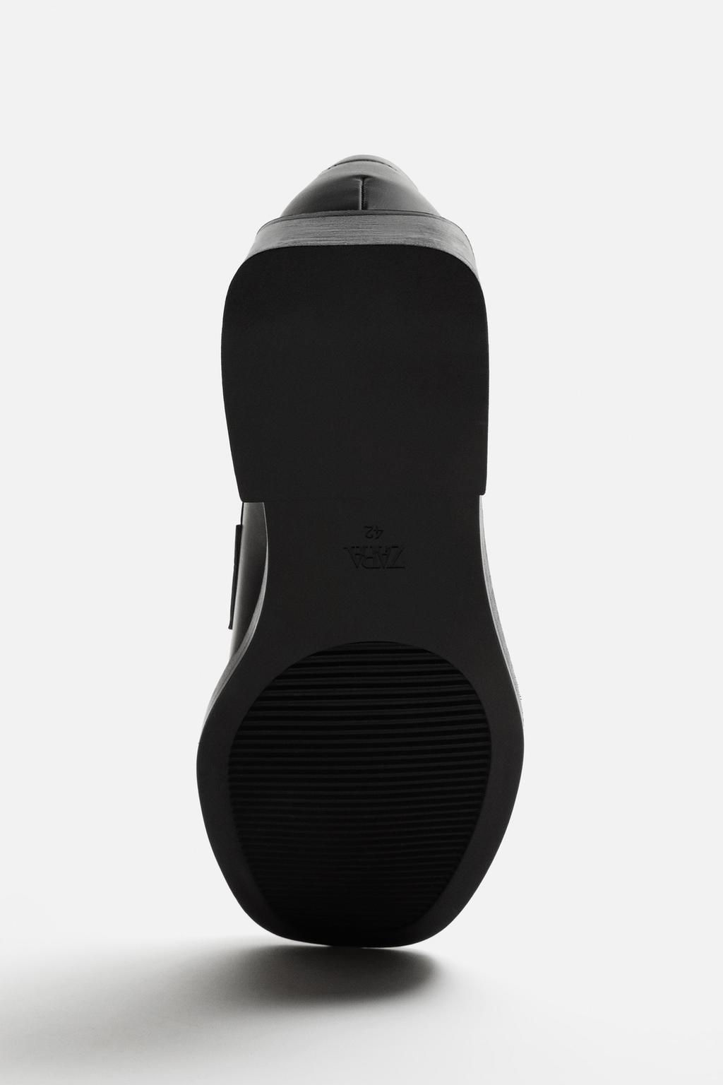 SQUARE-TOE LOAFERS - Zara фото 9