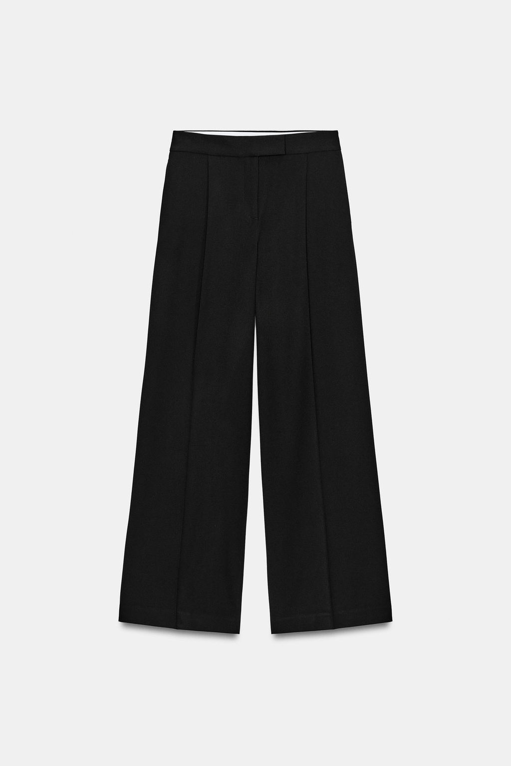 PANTALON ANCHO PINZAS / Negro - Zara фото 9