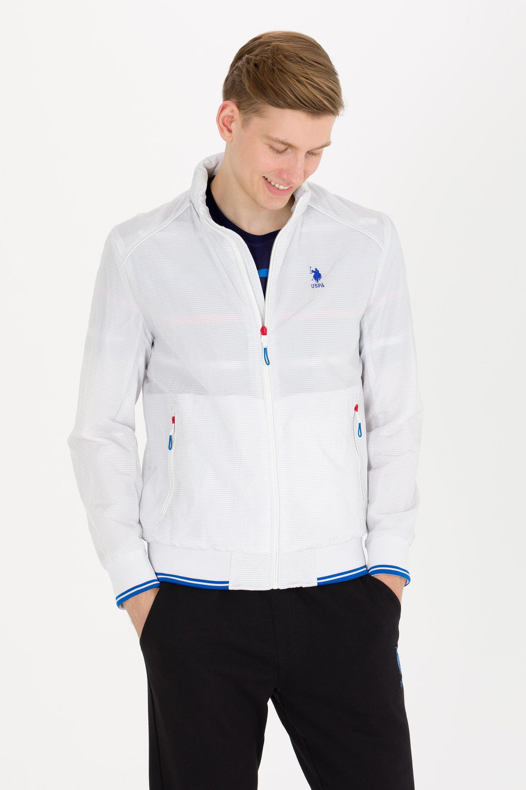 U. S. Polo Assn Мужское белое пальто - U.s. polo assn фото 3