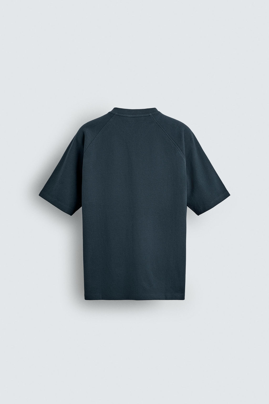 CAMISETA CUELLO POLO BASEBALL / Azul medio - Zara фото 8