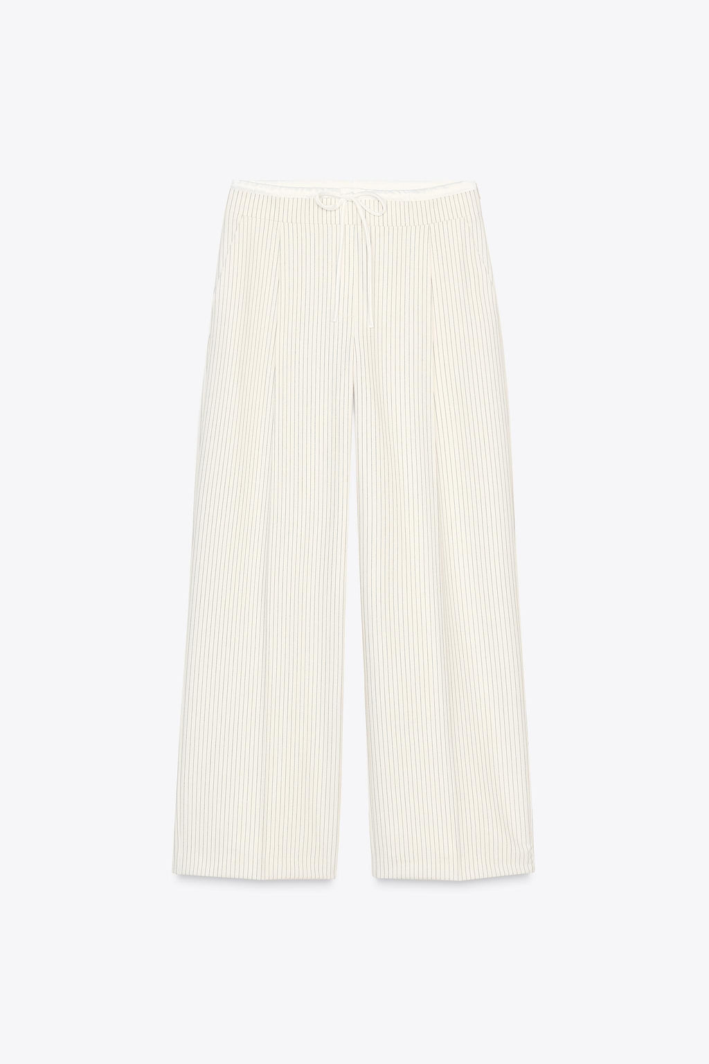 WIDE-LEG TROUSERS WITH DOUBLE WAISTBAND - Zara фото 8