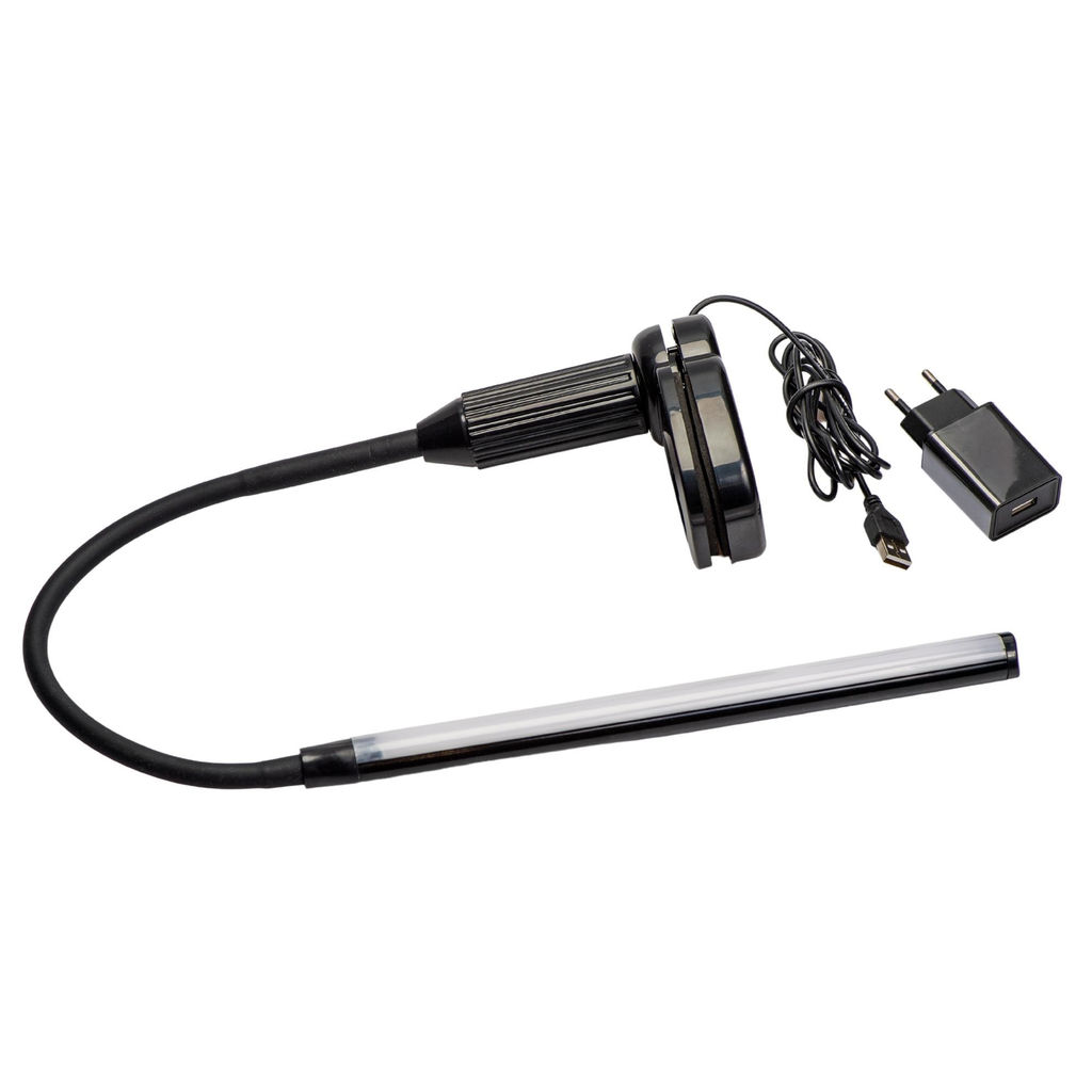 TLD-572 Black/LED/500Lm/4500K/Dimmer Светильник настольный светодиодный на струбцине, 7W. Сенсорный выключатель. Диммер. Черный. ТМ Uniel - Volpe фото 3