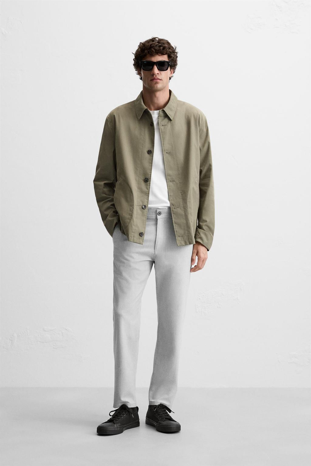 DOKULU RAHAT PANTOLON - Zara фото 41