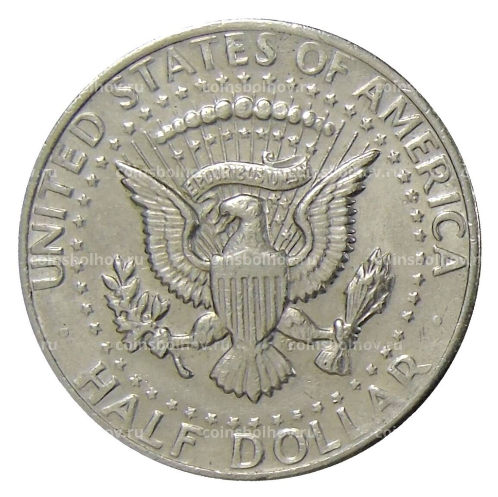 Монета 1/2 доллара (50 центов) 1972 года D CША