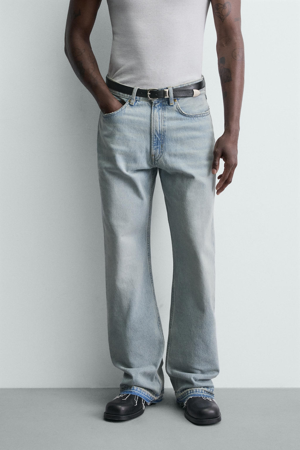 JEANS LOOSE FIT / Azul claro - Zara фото 2