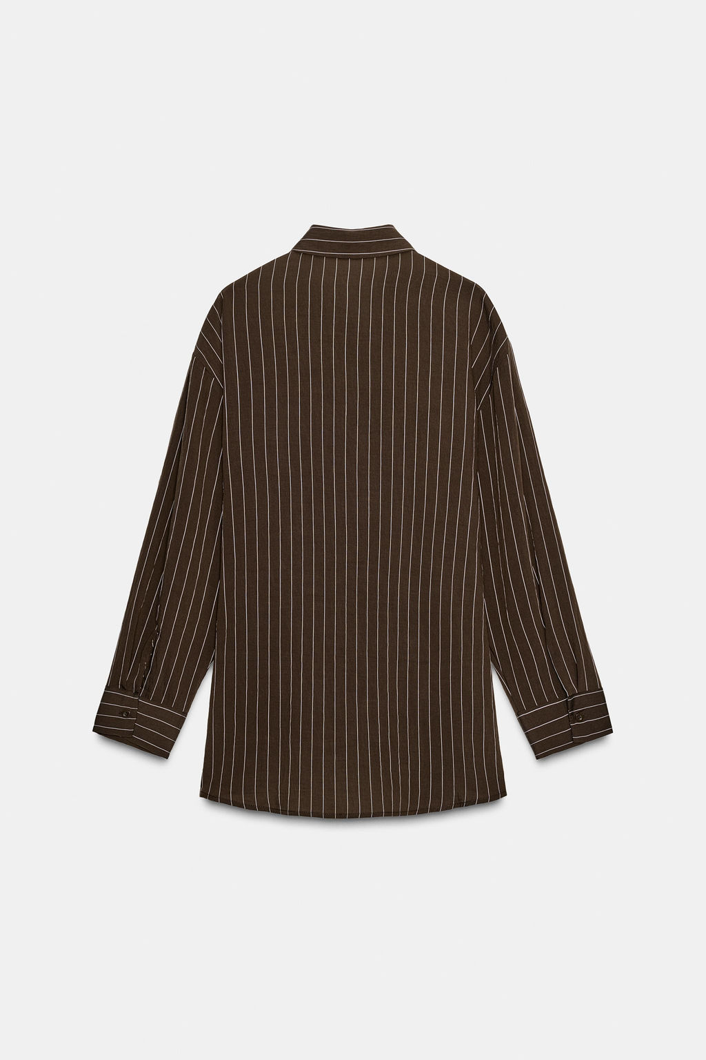 STRIPED SHIRT WITH BUCKLES - Zara фото 16