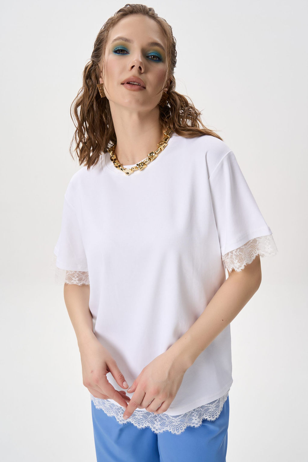 Футболка Бэль (белый) - Эльза фото 11