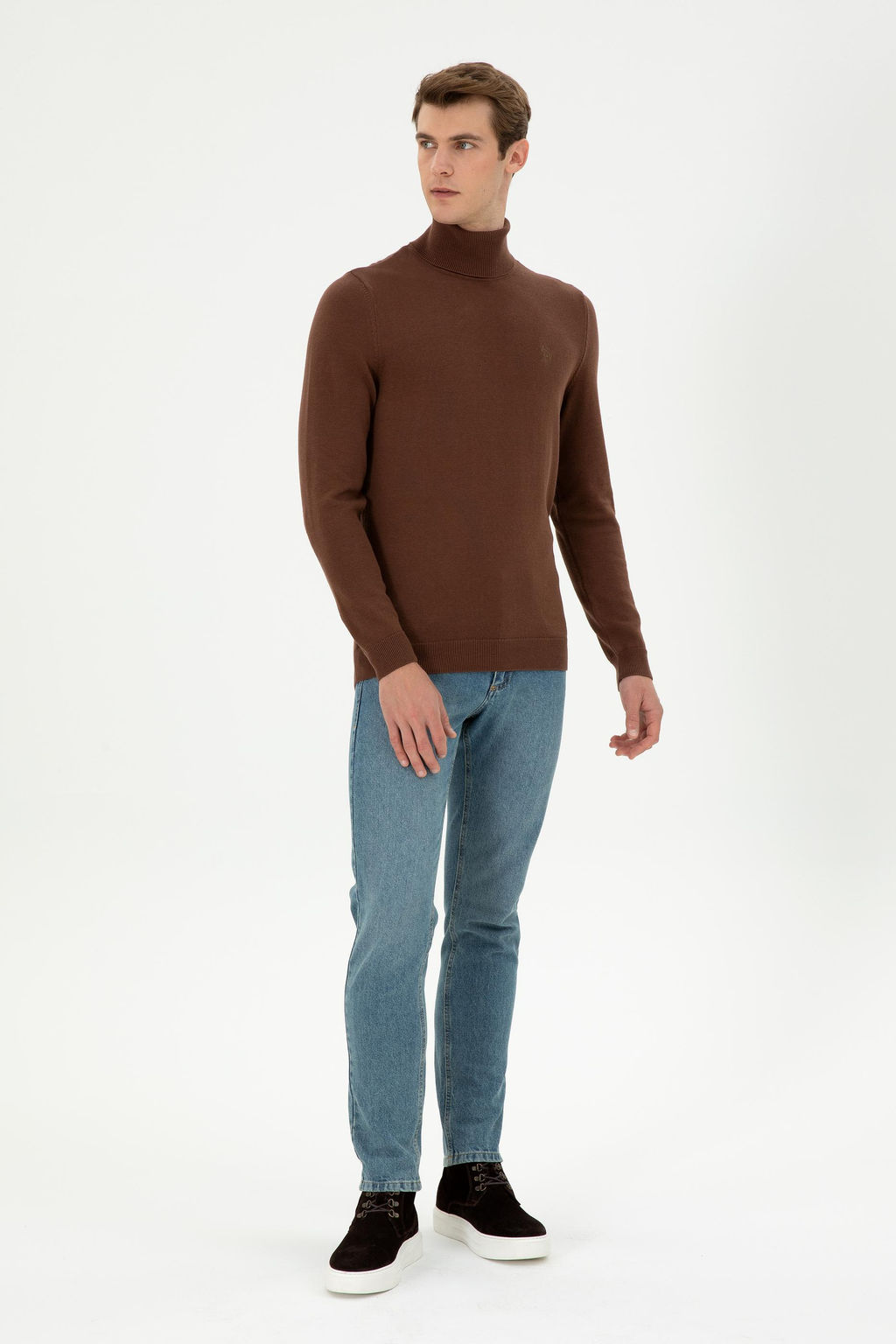 Erkek Kahverengi Basic Kazak - U.s. polo assn фото 4