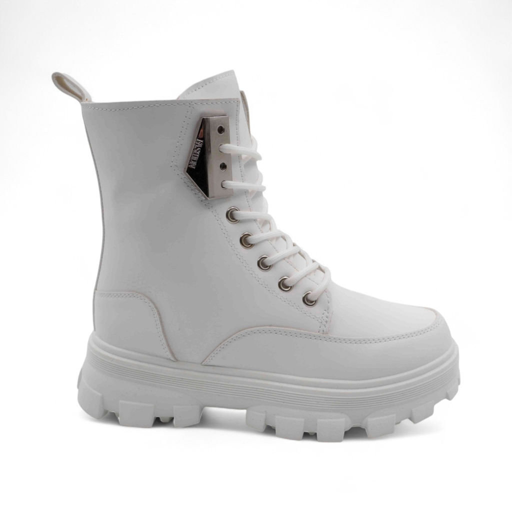 Ботинки на меху 1721-18 белые - Sport фото 2