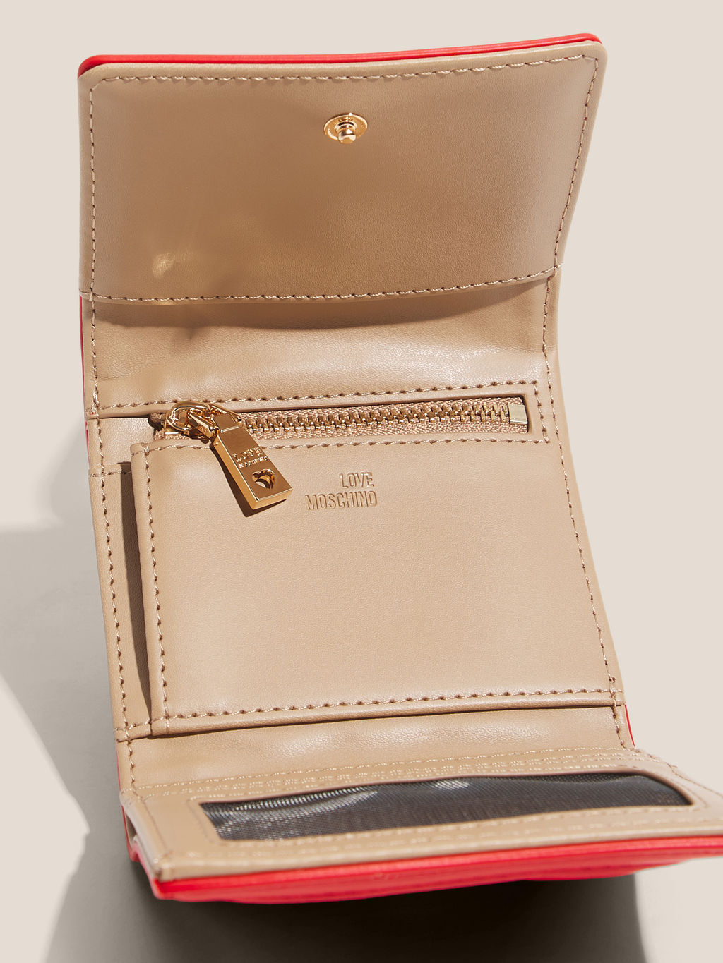 Женское портмоне LOVE MOSCHINO SLG EMBOSSED Q Артикул 4561403, рубиновый