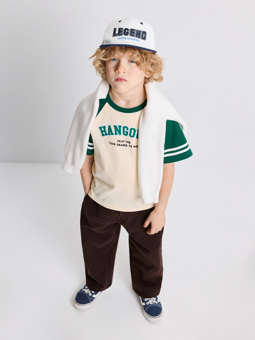 ACOOLA / Футболка детская для мальчиков Gimli крем фото 8