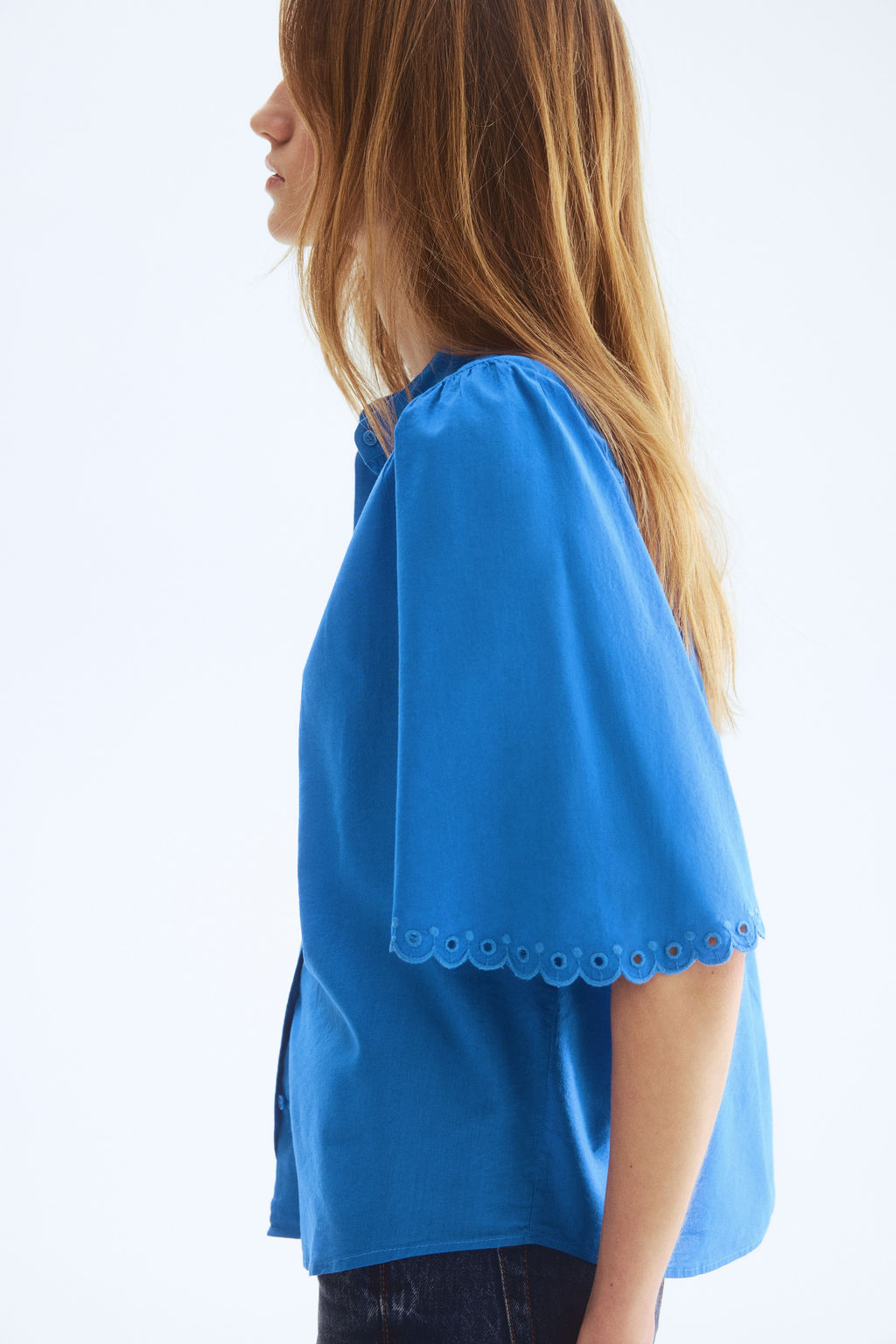 Blusa en mezcla de algod?n - H&m фото 5