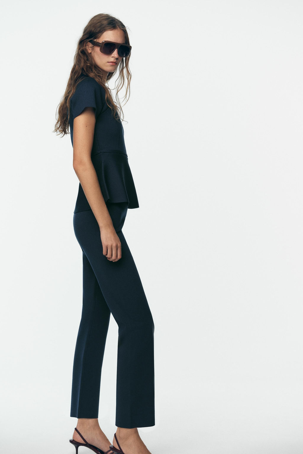 KNIT PEPLUM TOP - Zara фото 5