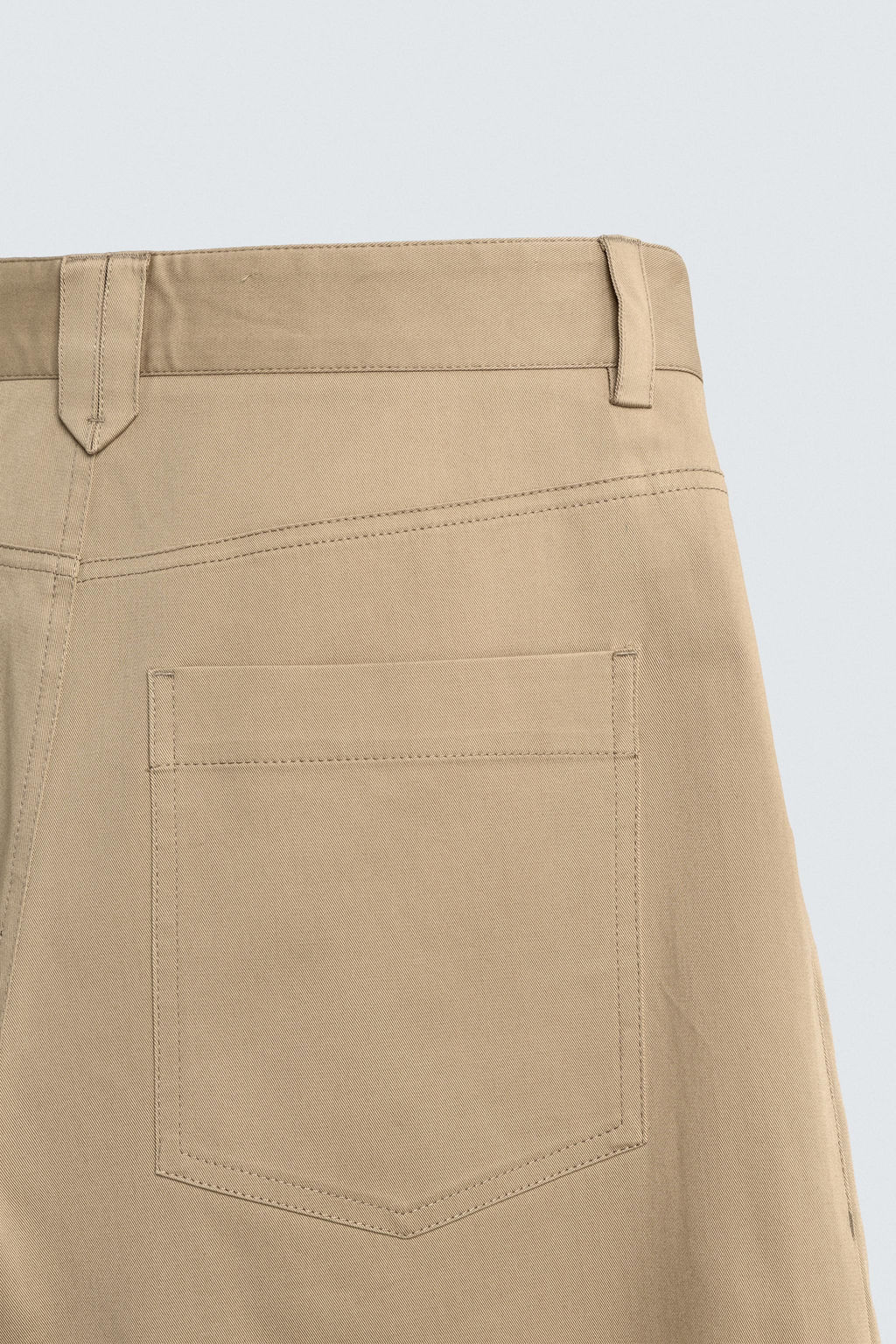 PANTAL?N WIDE FIT CROPPED / Beige - Zara фото 11