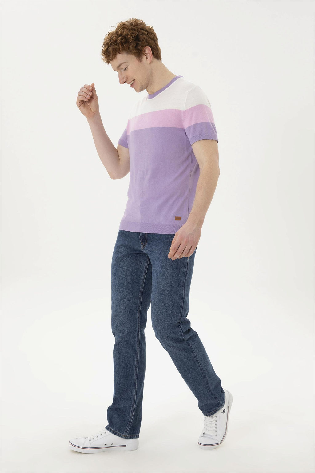 Мужской сиреневый свитер - U.s. polo assn фото 4