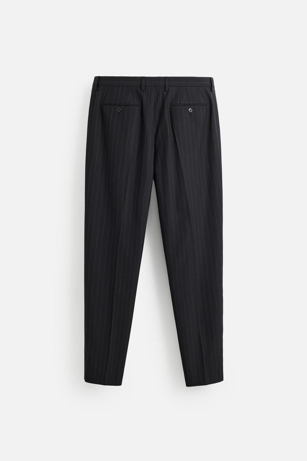 PINSTRIPE SUIT TROUSERS - Zara фото 6