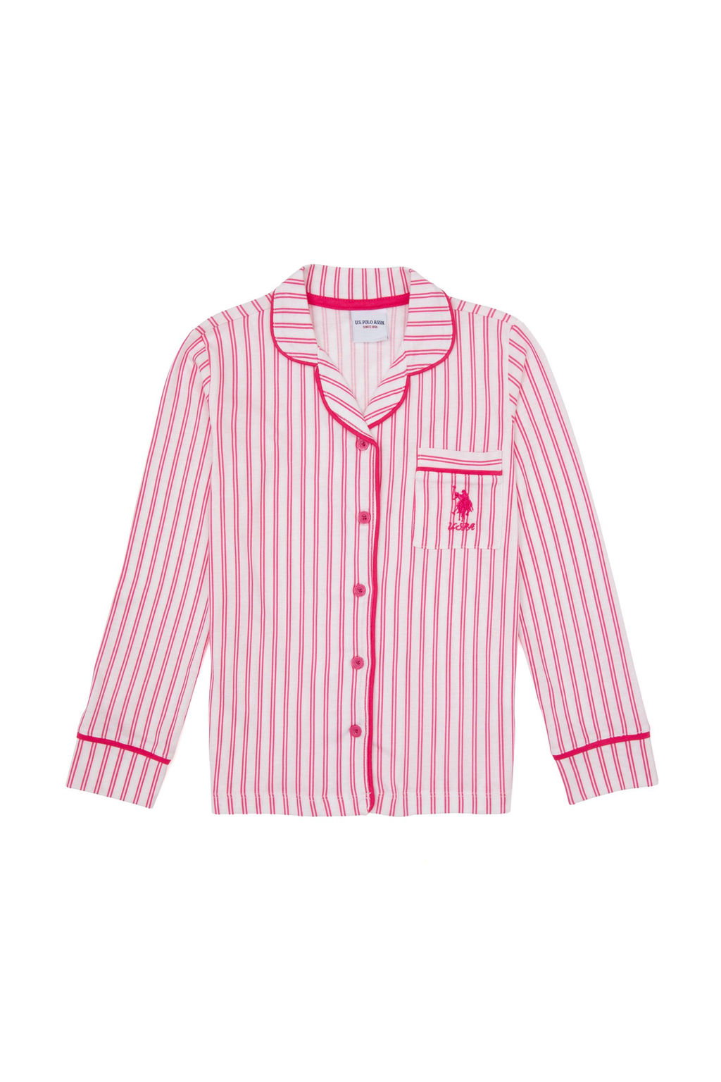 K_z _ocuk Fu_ya _izgili Pijama Tak_m_ Sepette S_rpriz _ndirim - U.s. polo assn фото 3