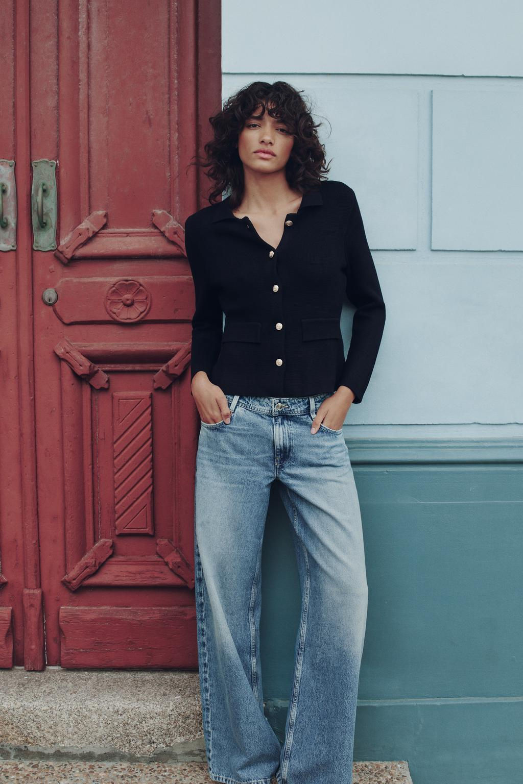 BUTTONED KNIT CARDIGAN - Zara фото 3