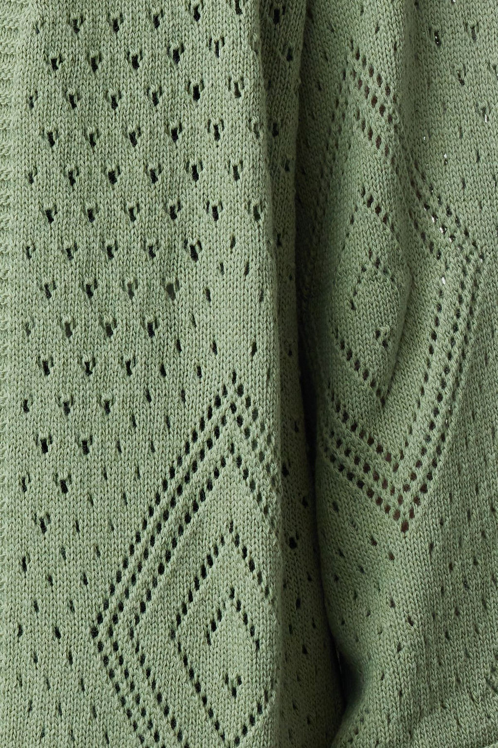 Mint Genis Kal?p Midi Ajurlu/Delikli Triko H?rka TWOAW24HI00331