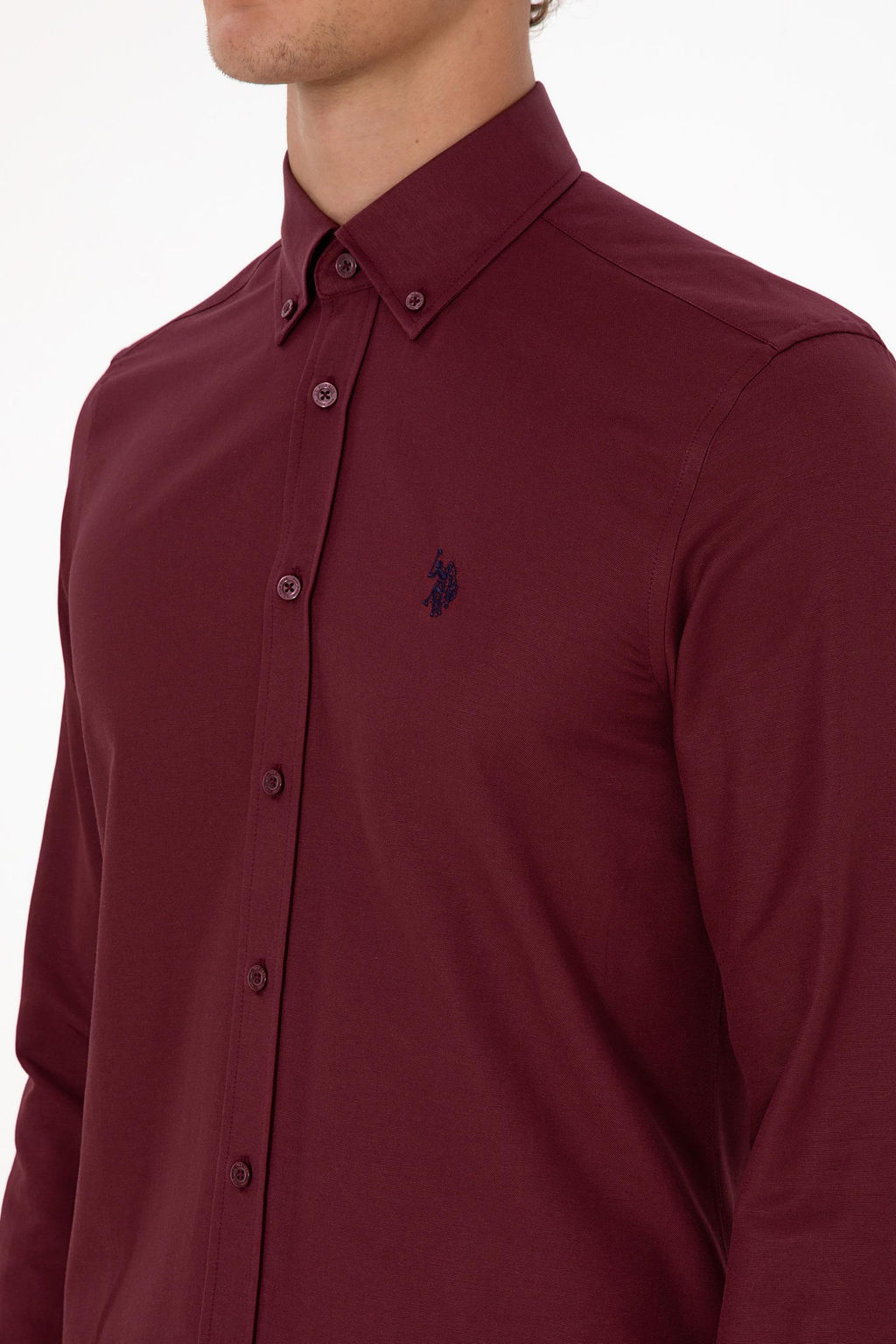 Erkek Bordo Uzun Kollu Basic G_mlek - U.s. polo assn фото 7