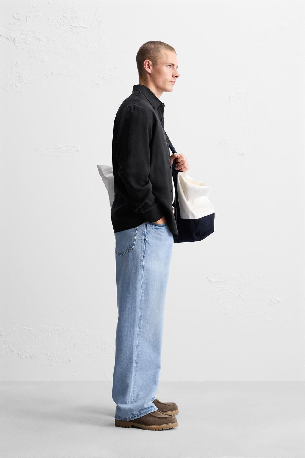 FLOWING REGULAR FIT SHIRT - Zara фото 5