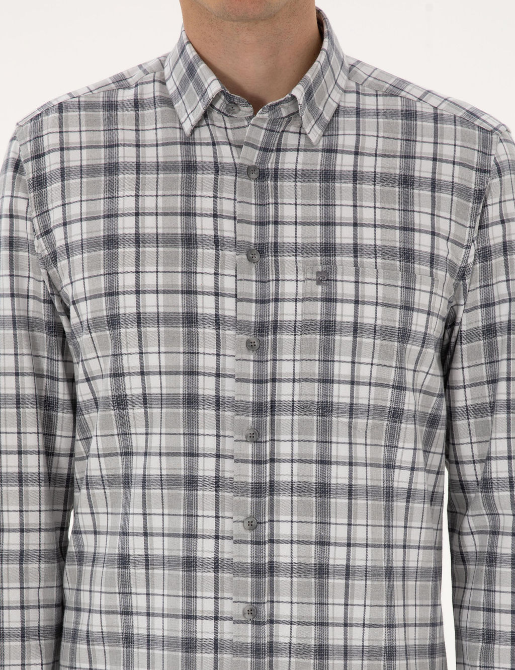Lacivert Regular Fit Uzun Kollu G_mlek - Pierre cardin фото 6