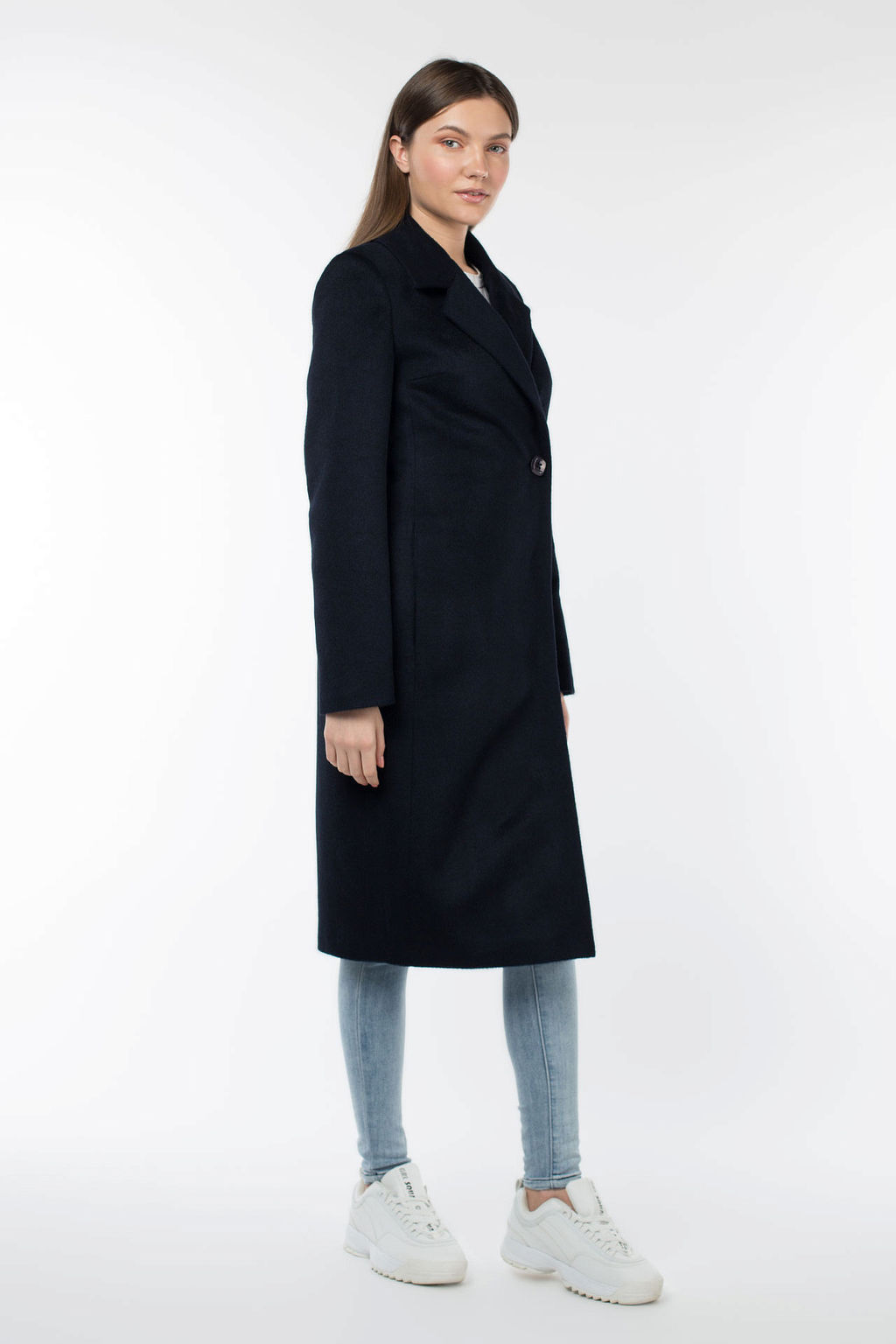 Пальто женское демисезонное (пояс) - El podio фото 3