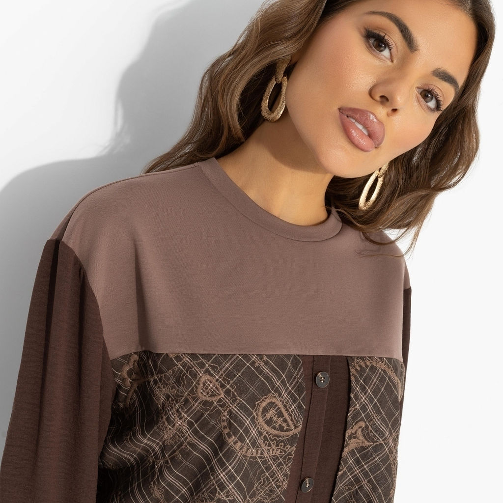 Свитшот для свиданий, Стиль по-взрослому (браун)